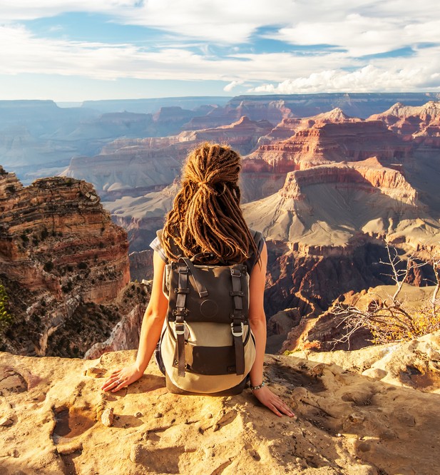 Wanderin im Grand Canyon Nationalpark